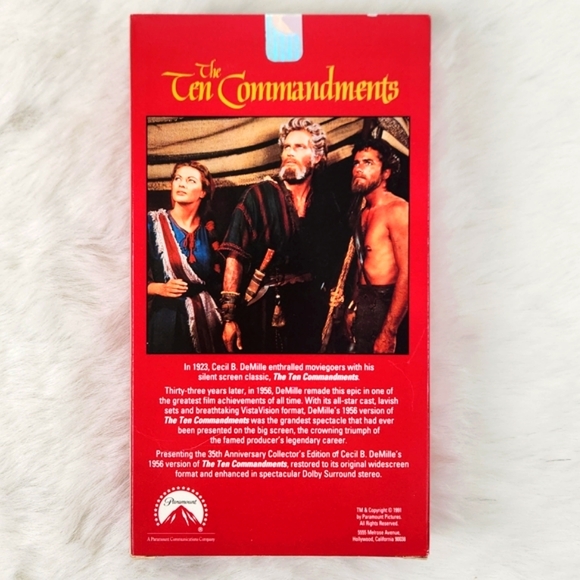 Cecil B. DeMille's The Ten Commandments VHS 35th Aniversary Edition Restoration - Picture 9 of 17